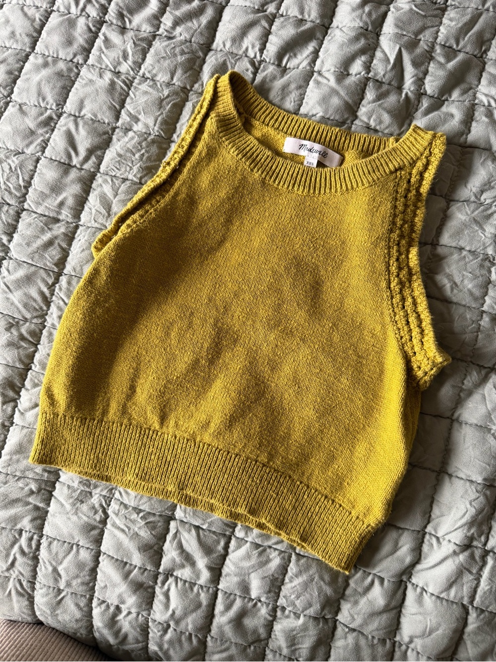 Madewell Girls' Yellow Knit Tank